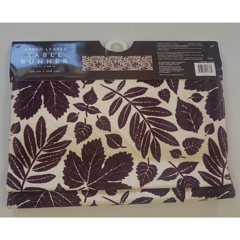 Aspen Leaves Table Runner 90